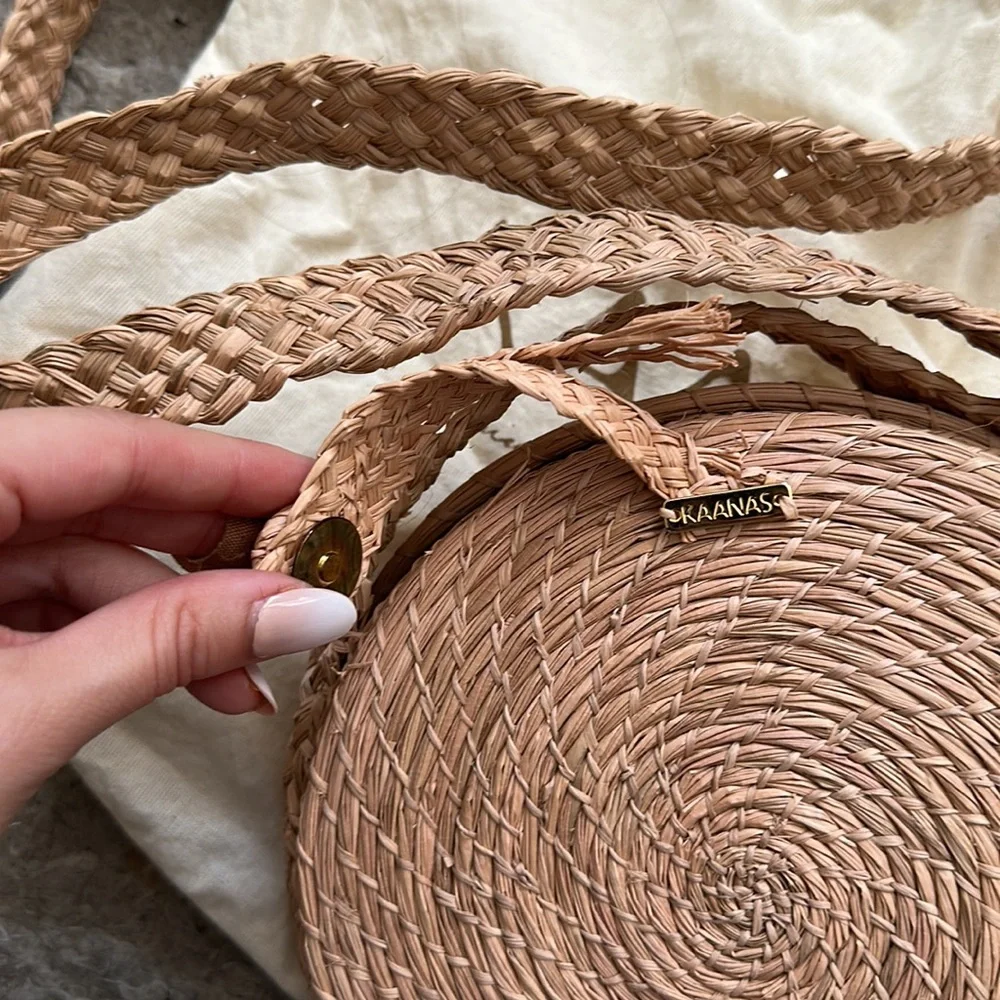 Kaanas straw crossbody - Picture 4 of 5